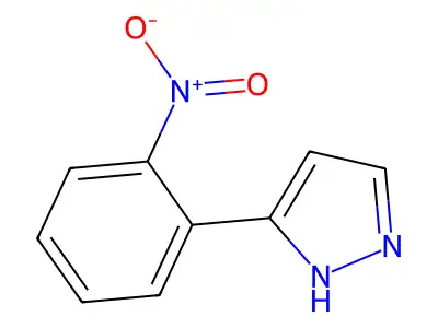 3-(2-Nitrophenyl)-1H-pyrazole structure