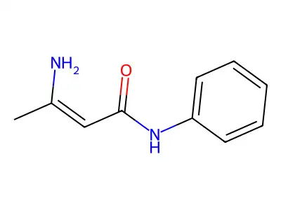 2-Butenamide, 3-amino-N-phenyl-, (Z)- structure
