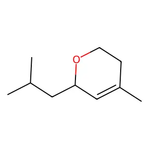 5,6-dihydro-4-methyl-2-(2-methylpropyl)-2H-pyran structure