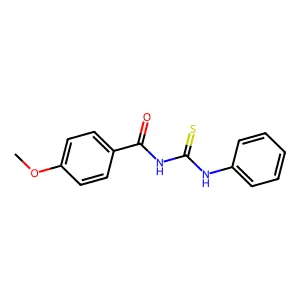 N-(4-Methoxybenzoyl)-N'-phenylthiourea structure