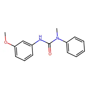 3-(3-Methoxyphenyl)-1-methyl-1-phenylurea structure