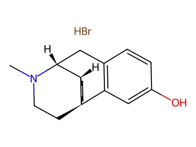 Levorphanol hydrobromide structure
