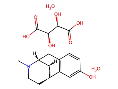 左啡諾 structure