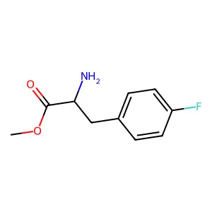 Ethyl 2-amino-3-(4-fluorophenyl)propanoate structure