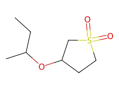 3-(Methylpropoxy)thiolane-1,1-dione structure