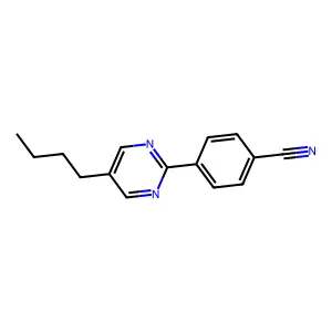 4-(5-Butylpyrimidin-2-yl)benzonitrile structure