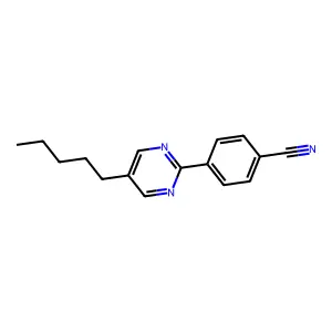 4-(5-戊基-2-嘧啶基)苯甲腈 structure