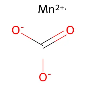 碳酸锰 structure