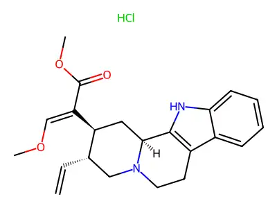 Corynantheine hydrochloride structure