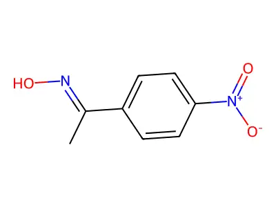 Ethanone, 1-(4-nitrophenyl)-, oxime structure