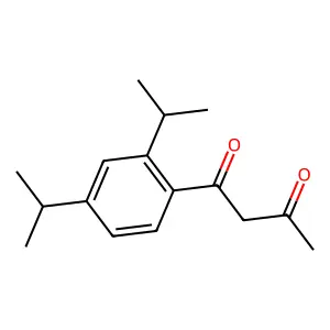 1-(2,4-Bis(isopropyl)phenyl)butane-1,3-dione structure