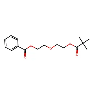 2-{2-[(2,2-Dimethylpropanoyl)oxy]ethoxy}ethyl benzoate structure