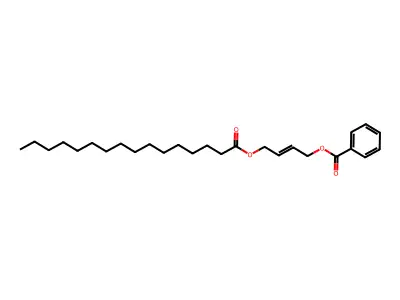 4-Benzoyloxy-2-butenyl palmitate structure