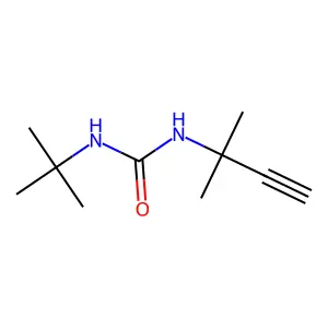 N-tert-Butyl-N'-(2-methylbut-3-yn-2-yl)urea structure