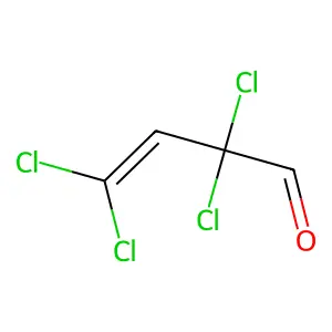 2,2,4,4-Tetrachloro-3-butenal structure