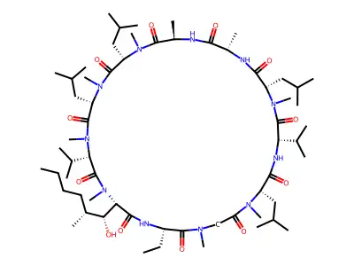 DihydroCsA structure