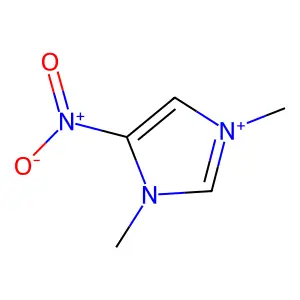1H-Imidazolium, 1,3-dimethyl-4-nitro- structure