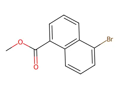 Methyl 5-bromo-1-naphthoate structure