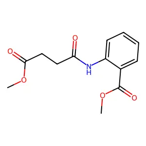 Methyl 2-(4-methoxy-4-oxobutanamido)benzoate structure