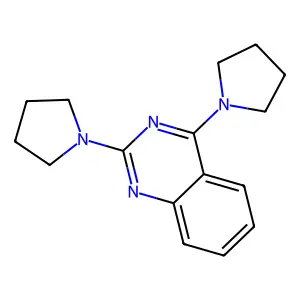 2,4-Bis(1-pyrrolidinyl)quinazoline structure