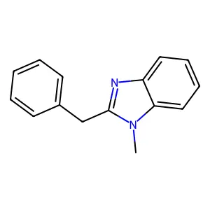 2-Benzyl-1-methylbenzimidazole structure