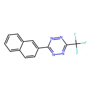 3-(Naphthalen-2-yl)-6-(trifluoromethyl)-1,2,4,5-tetrazine structure