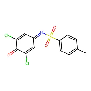 N-(3,5-Dichloro-4-oxo-cyclohexa-2,5-dienylidene)-4-methyl-benzenesulfonamide structure