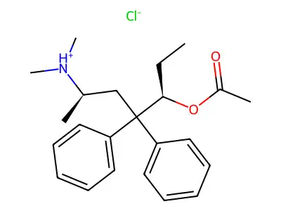alpha-dl-Acetylmethadol hydrochloride structure