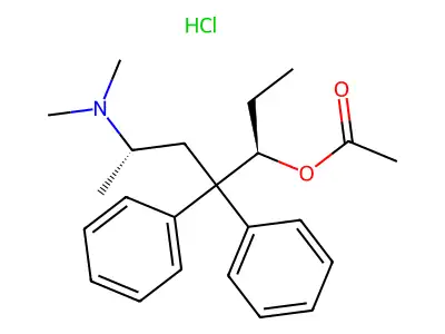 beta-d-Acetylmethadol hydrochloride structure