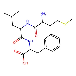 甲硫氨酰-亮氨酰-苯丙氨酸 structure