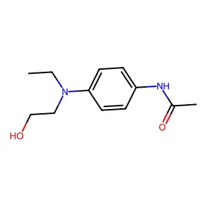 N-(4-(乙基(2-羟乙基)氨基)苯基)乙酰胺 structure