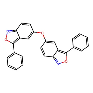 3-Phenyl-5-[(3-phenyl-2,1-benzoxazol-5-yl)oxy]-2,1-benzoxazole structure
