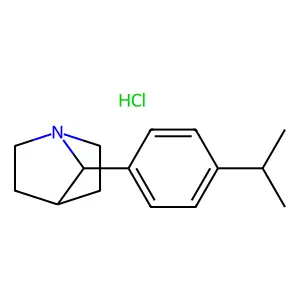 7-(4-Propan-2-ylphenyl)-1-azabicyclo[2.2.1]heptane hydrochloride structure