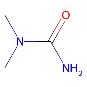 1,1-二甲基脲 structure