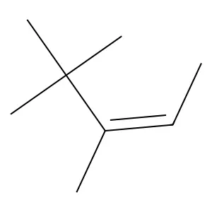 3,4,4-Trimethyl-2-pentene structure