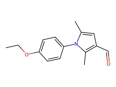 1-(4-Ethoxyphenyl)-2,5-dimethyl-1h-pyrrole-3-carbaldehyde structure
