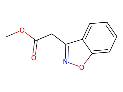 Methyl (1,2-benzoxazol-3-yl)acetate structure