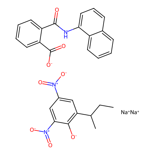 Naptalam-monosodium mixt.with dinoseb-sodium structure