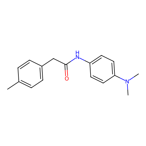 N-[4-(dimethylamino)phenyl]-2-(4-methylphenyl)acetamide structure