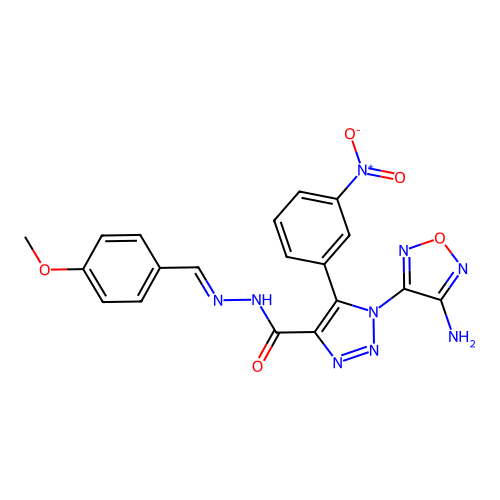 C19H15N9O5 structure