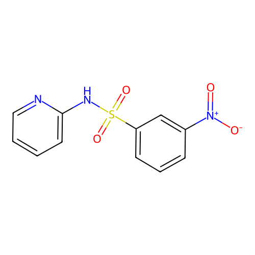 3-Nitro-N-pyridin-2-yl-benzenesulfonamide structure