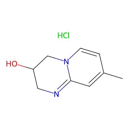 8-methyl-3,4-dihydro-2H-pyrido[1,2-a]pyrimidin-3-ol hydrochloride structure