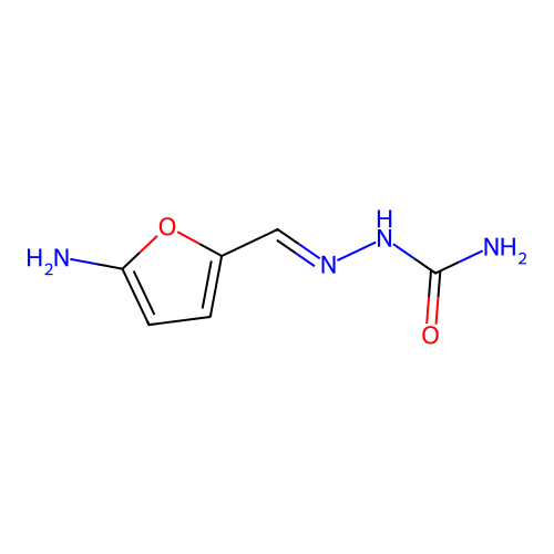 5-Amino-furaldehyde semicarbazone structure