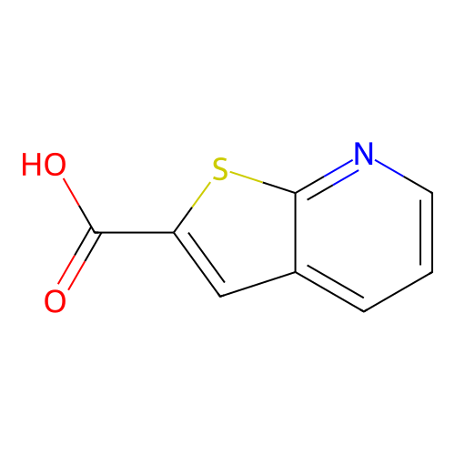 Thieno(2,3-b)pyridine-2-carboxylic acid structure
