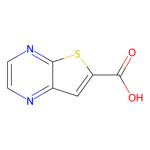 Thieno[2,3-b]pyrazine-6-carboxylic acid structure