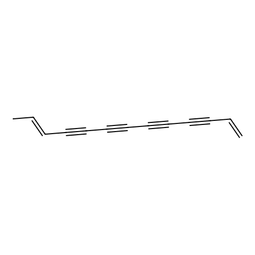 1,11-Tridecadien-3,5,7,9-tetrayne structure