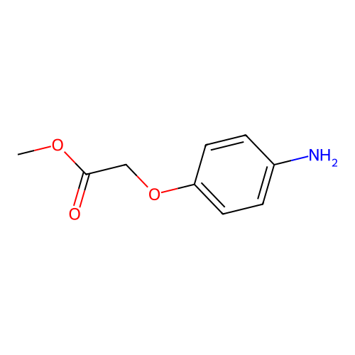 Methyl(4-aminophenoxy)acetate structure