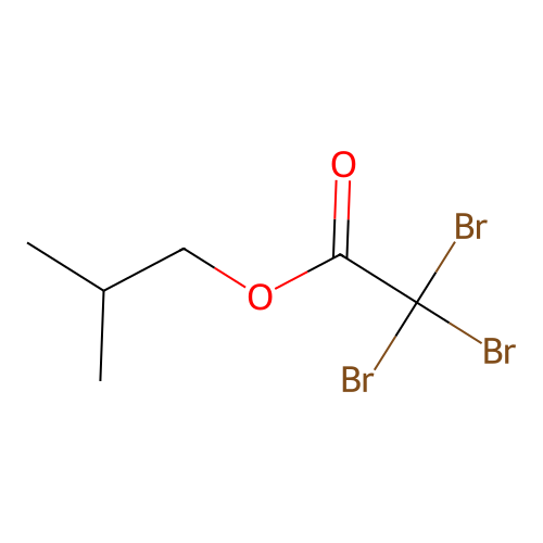 Acetic acid, tribromo-, 2-methylpropyl ester structure
