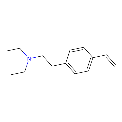 N,N-Diethyl-p-vinylphenethylamine structure