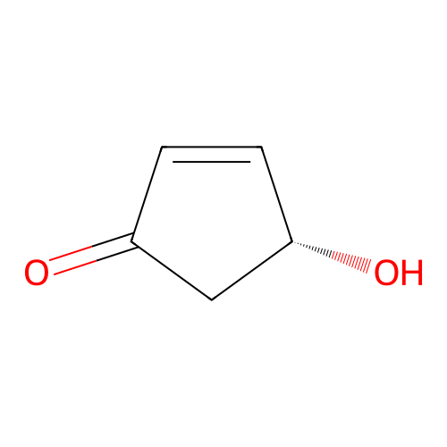 (R)-4-Hydroxycyclopent-2-enone structure